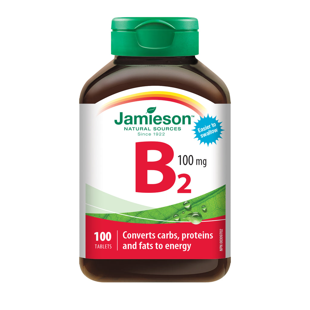 Jamieson Vitamin B2 100mg 100 - DrugSmart Pharmacy