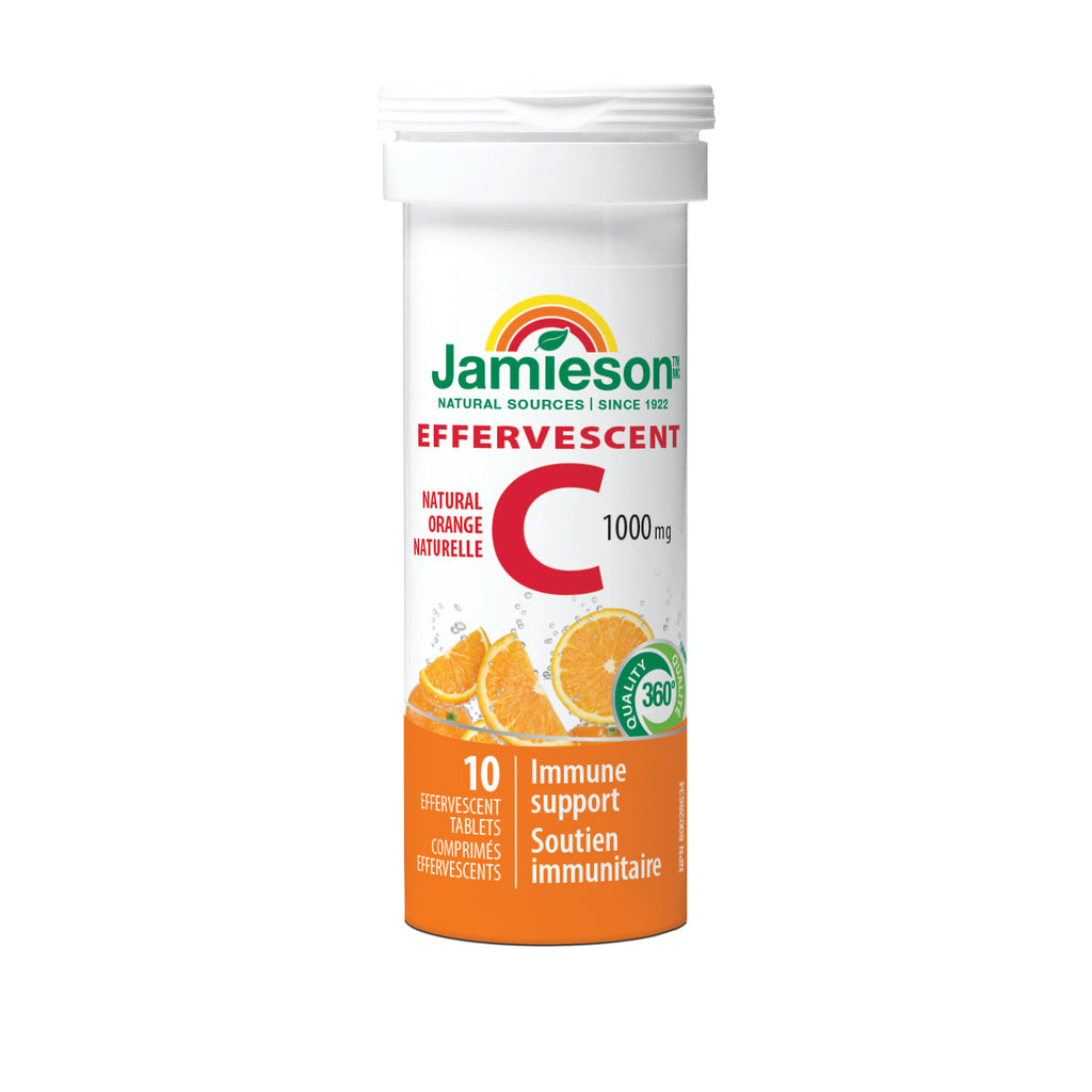 Jamieson Effervescent Vitamin C, Natural Orange 10 - DrugSmart Pharmacy