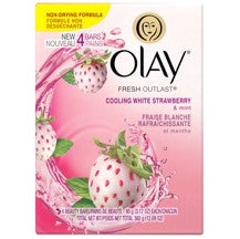 Olay Bar Cooling White Strawberry & Mint 4-90g - DrugSmart Pharmacy