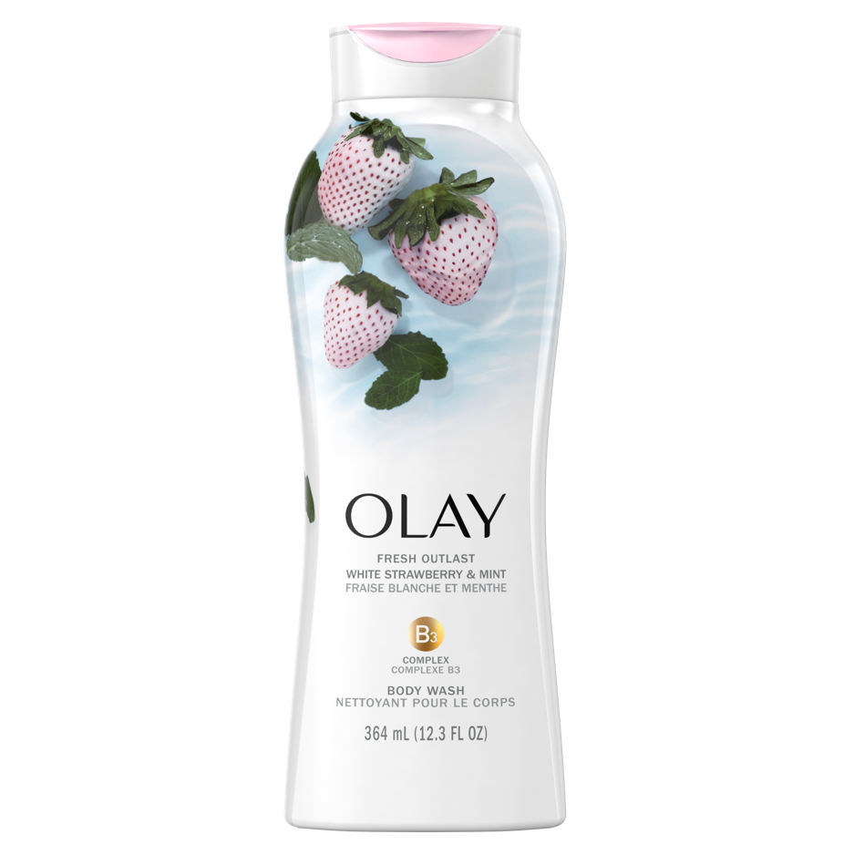 Olay Fr Outlast Body Wash White Strawberry & Mint 364ml - DrugSmart Pharmacy